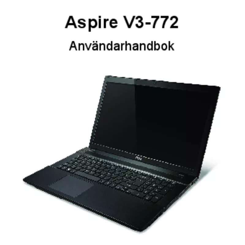 Mode d'emploi ACER ASPIRE V3-772G