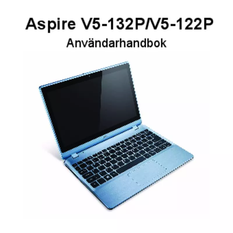 Mode d'emploi ACER ASPIRE V5-132