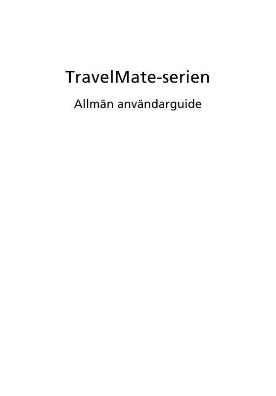 Mode d'emploi ACER TRAVELMATE 5530