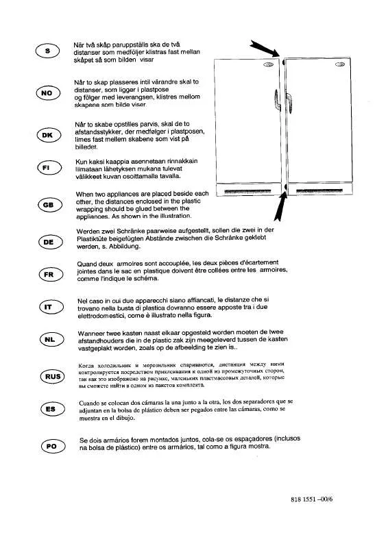 Mode d'emploi AEG-ELECTROLUX 1855-6FF+