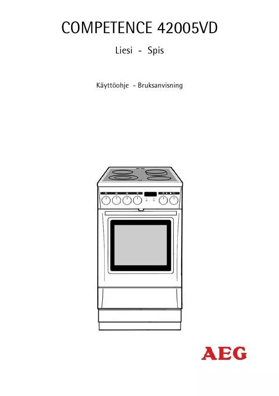 Mode d'emploi AEG-ELECTROLUX 42005VD-WN