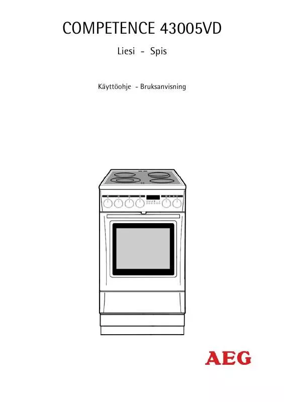 Mode d'emploi AEG-ELECTROLUX 43005VD-WN