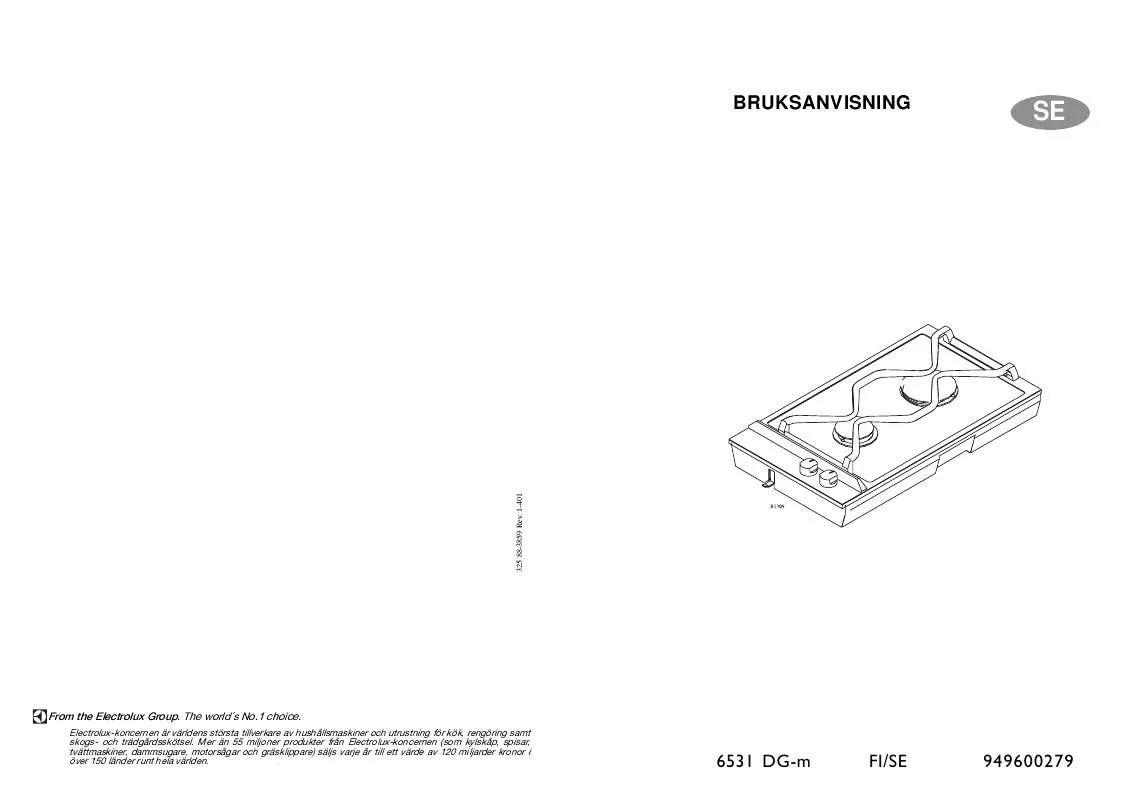 Mode d'emploi AEG-ELECTROLUX 6531DG-M