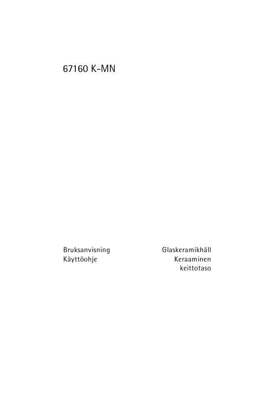 Mode d'emploi AEG-ELECTROLUX 67160K-MN