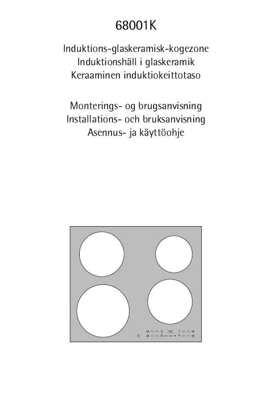 Mode d'emploi AEG-ELECTROLUX 68001K-MN 79G