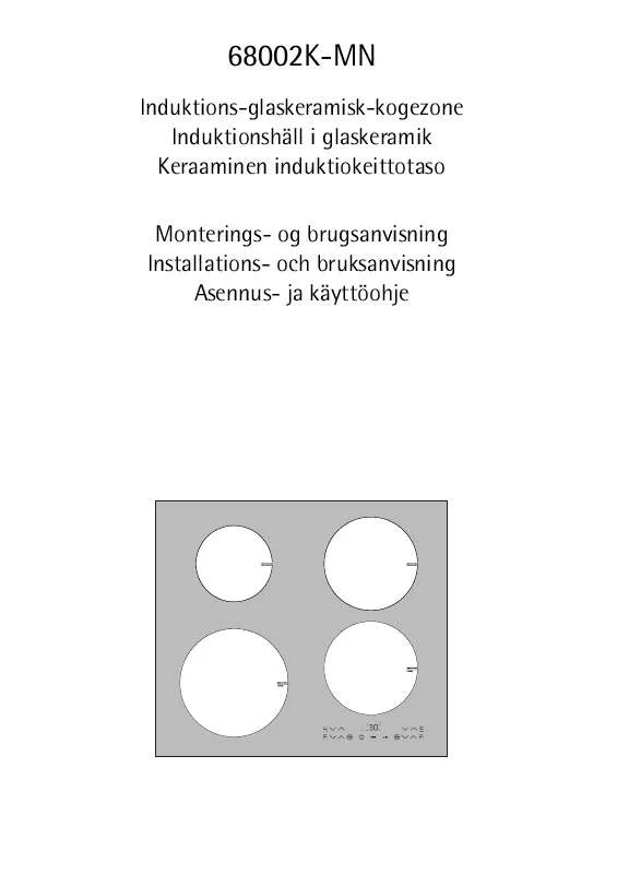 Mode d'emploi AEG-ELECTROLUX 68002K-MN