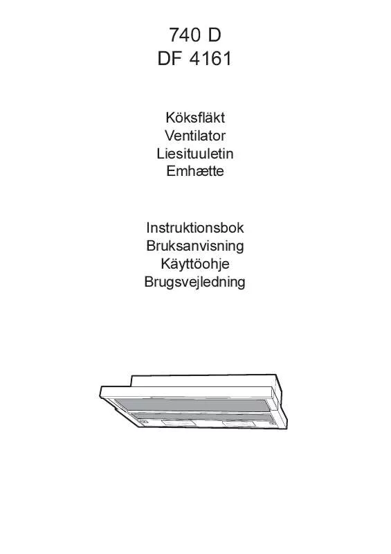 Mode d'emploi AEG-ELECTROLUX 740D-W