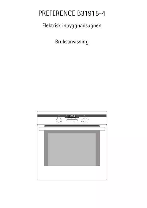 Mode d'emploi AEG-ELECTROLUX B31915-4-A NORDIC R