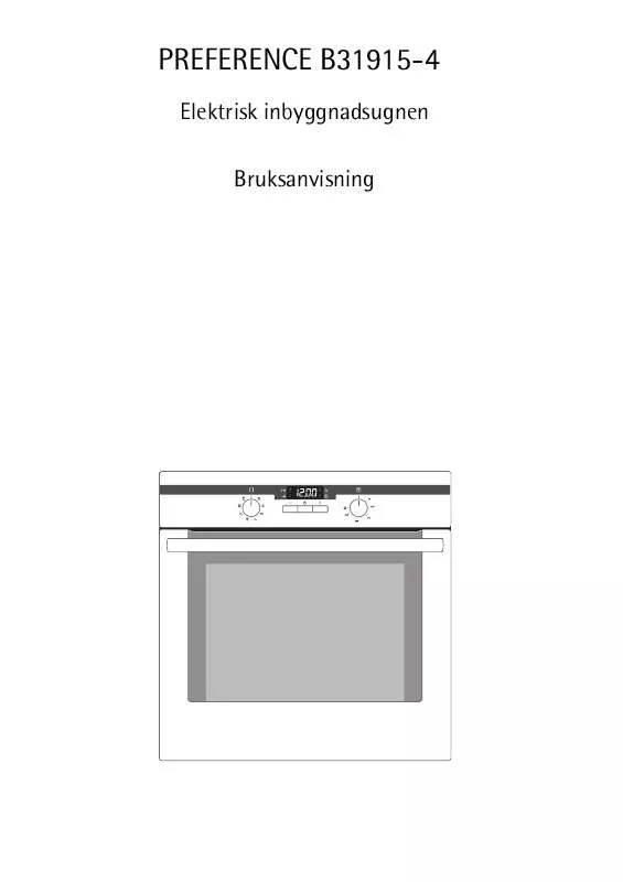 Mode d'emploi AEG-ELECTROLUX B31915-4-A NORDIC