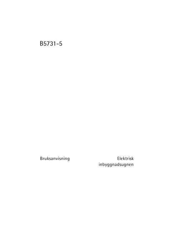 Mode d'emploi AEG-ELECTROLUX B5731-5-B EU R08