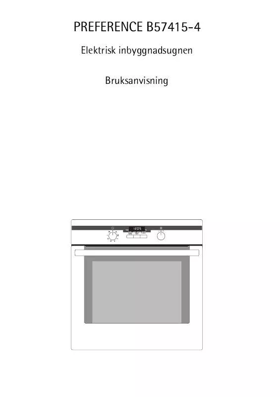 Mode d'emploi AEG-ELECTROLUX B57415-4-A