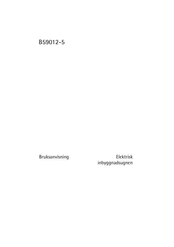 Mode d'emploi AEG-ELECTROLUX B59012-5-M NORDIC R