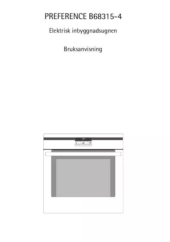 Mode d'emploi AEG-ELECTROLUX B68315-4-M