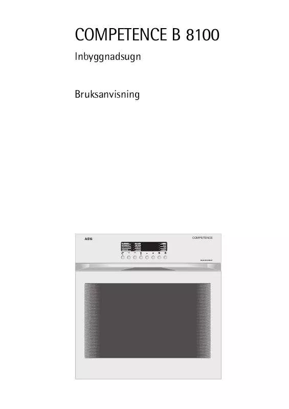 Mode d'emploi AEG-ELECTROLUX B8100-A