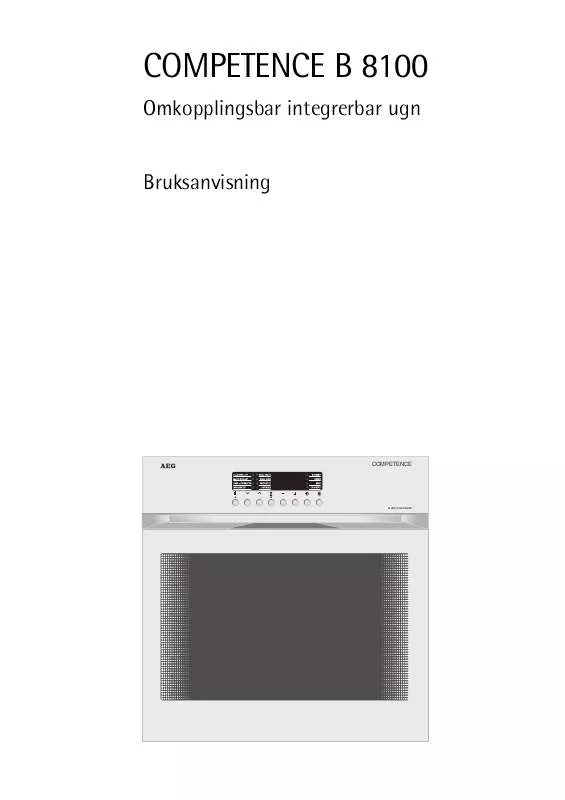 Mode d'emploi AEG-ELECTROLUX B8100-B