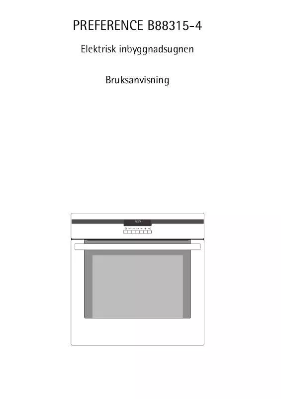 Mode d'emploi AEG-ELECTROLUX B88315-4-M NORDIC R0