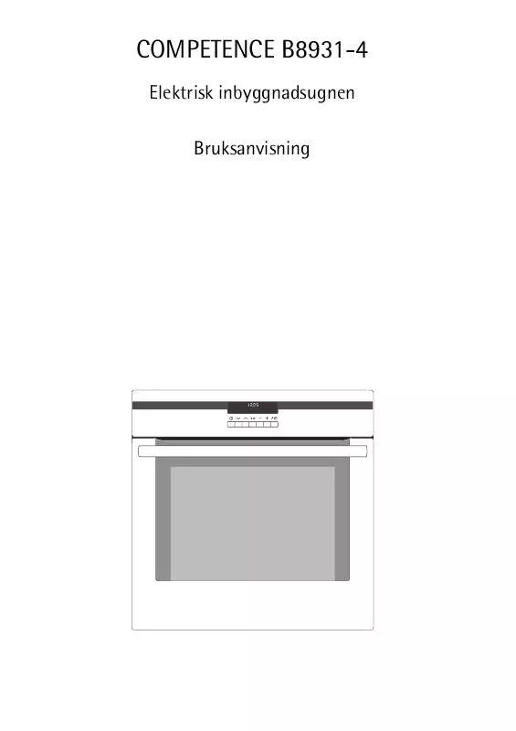 Mode d'emploi AEG-ELECTROLUX B8931-4-MNORDIC