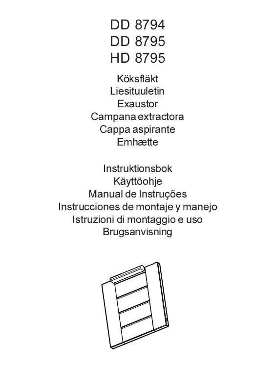 Mode d'emploi AEG-ELECTROLUX DD8795-M