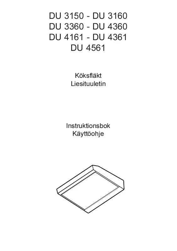 Mode d'emploi AEG-ELECTROLUX DU4161-D