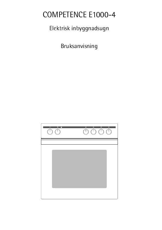 Mode d'emploi AEG-ELECTROLUX E1000-4-M R05