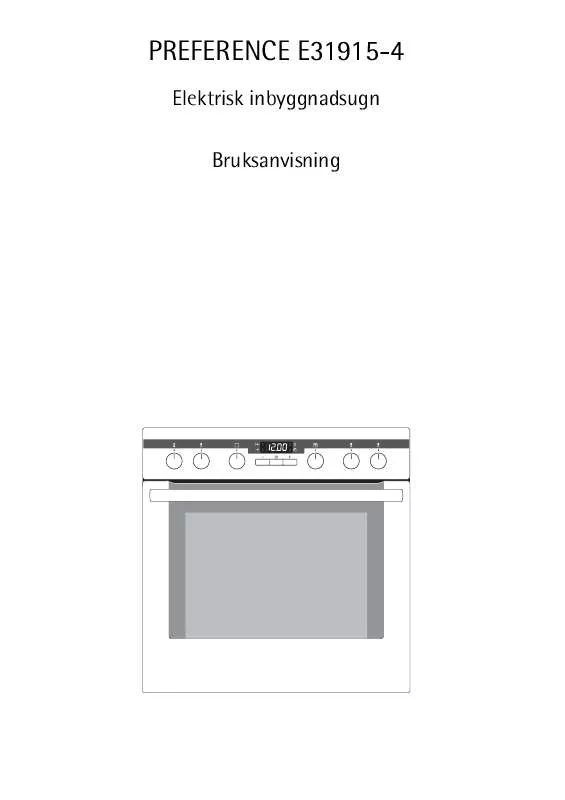 Mode d'emploi AEG-ELECTROLUX E31915-4-A NORDIC R