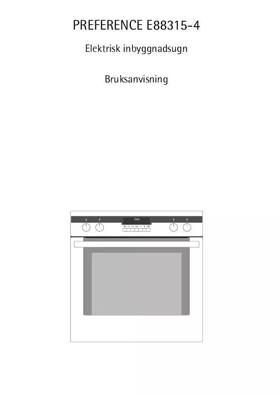 Mode d'emploi AEG-ELECTROLUX E88315-4-A NORDIC R