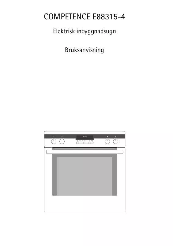 Mode d'emploi AEG-ELECTROLUX E88315-4-ANORDIC