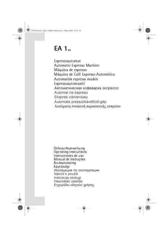 Mode d'emploi AEG-ELECTROLUX EA130