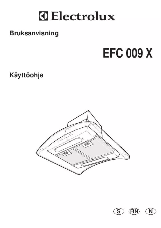 Mode d'emploi AEG-ELECTROLUX EFC 009 X