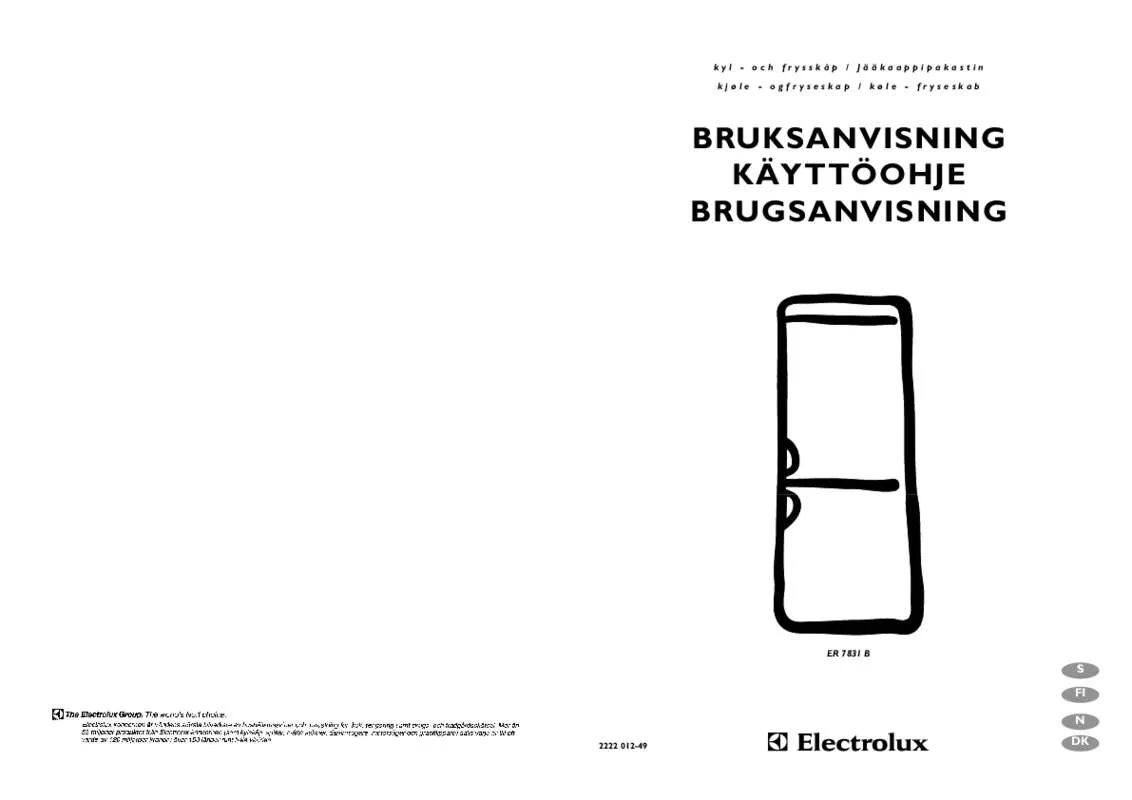 Mode d'emploi AEG-ELECTROLUX ER7831B