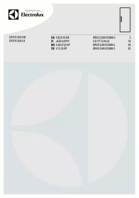 Mode d'emploi AEG-ELECTROLUX ERF3100AOX