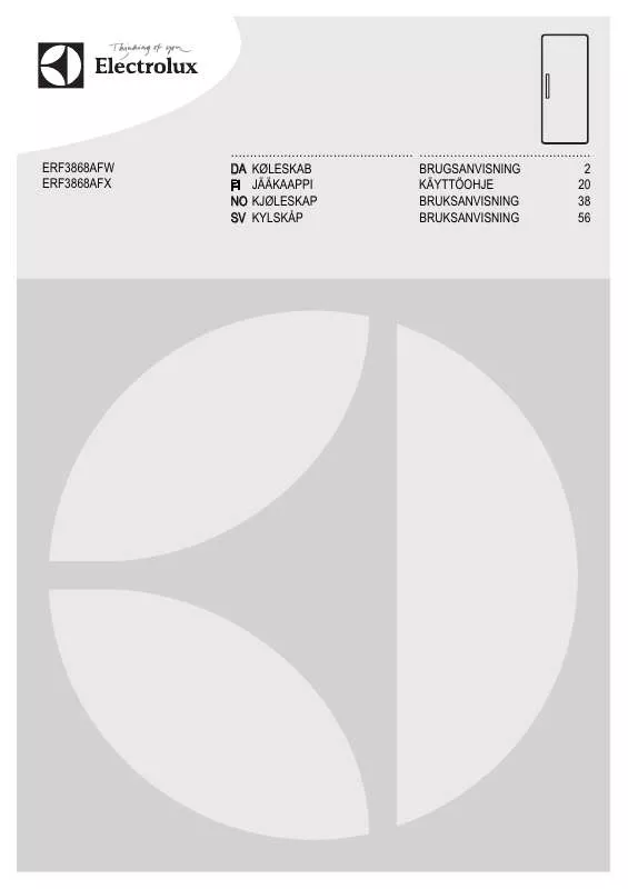 Mode d'emploi AEG-ELECTROLUX ERF3868AFW