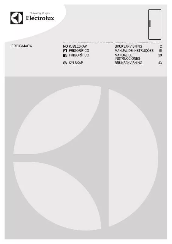 Mode d'emploi AEG-ELECTROLUX ERG3314AOW