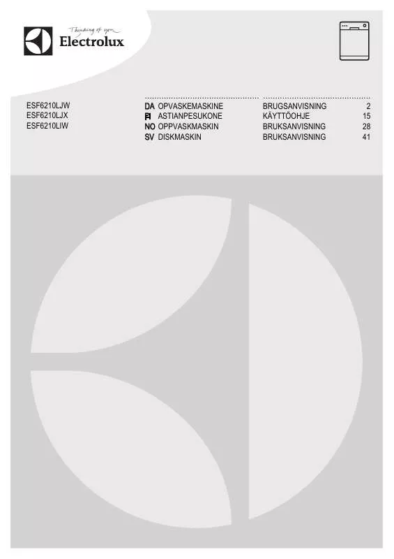 Mode d'emploi AEG-ELECTROLUX ESF6210LJX