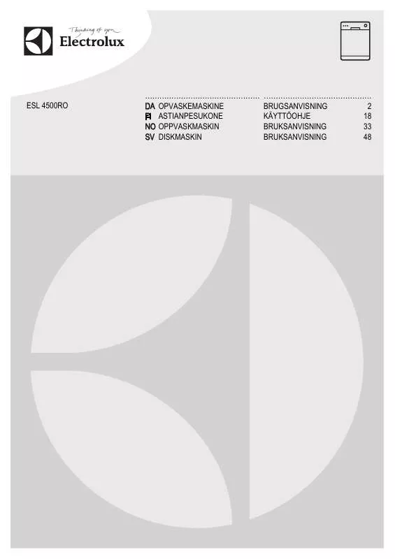 Mode d'emploi AEG-ELECTROLUX ESL4500RO