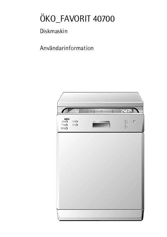 Mode d'emploi AEG-ELECTROLUX FAV40700UW