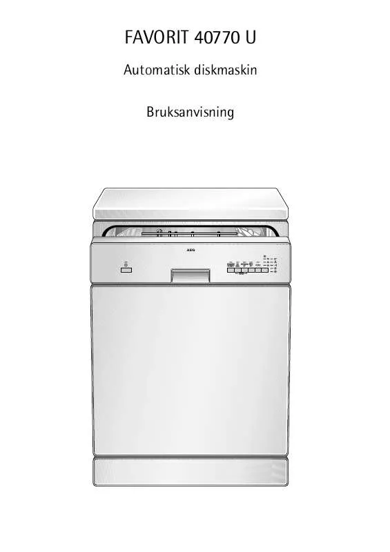 Mode d'emploi AEG-ELECTROLUX FAV40770UM