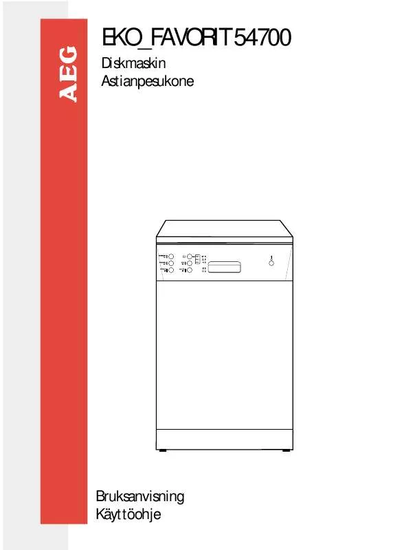 Mode d'emploi AEG-ELECTROLUX FAV54700UW