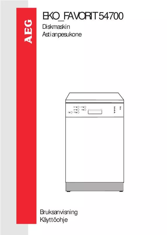 Mode d'emploi AEG-ELECTROLUX FAV54700W/133.0422