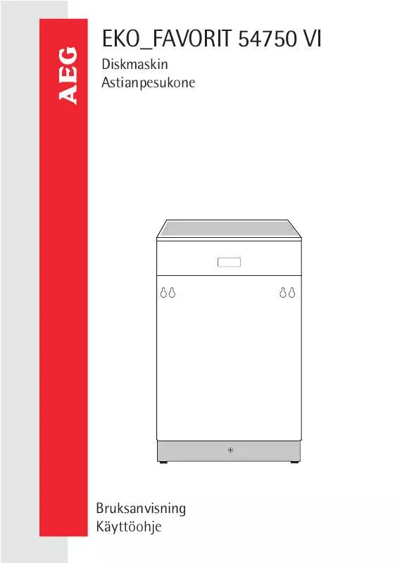 Mode d'emploi AEG-ELECTROLUX FAV54750VI