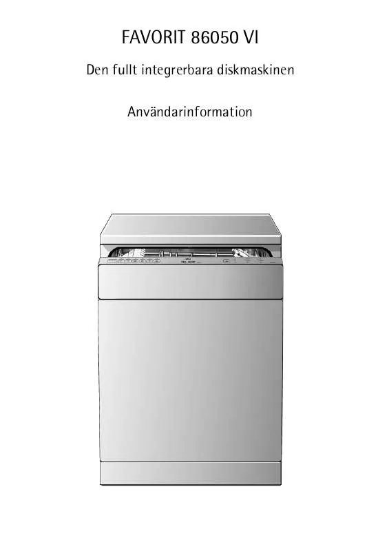 Mode d'emploi AEG-ELECTROLUX FAV86050VI