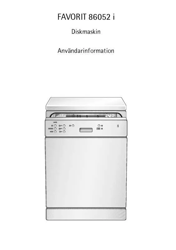 Mode d'emploi AEG-ELECTROLUX FAV86052I-D