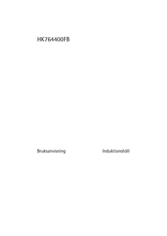 Mode d'emploi AEG-ELECTROLUX HK764400FB