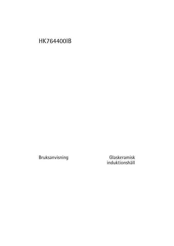 Mode d'emploi AEG-ELECTROLUX HK764400IB