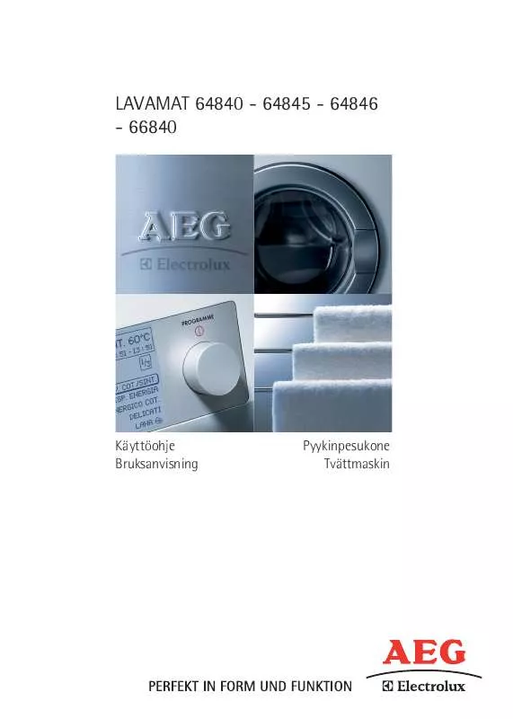 Mode d'emploi AEG-ELECTROLUX L64840