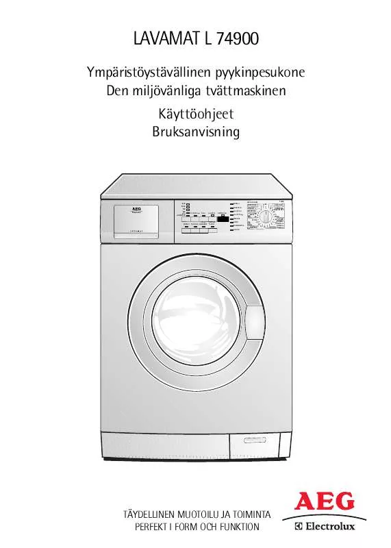 Mode d'emploi AEG-ELECTROLUX L74900