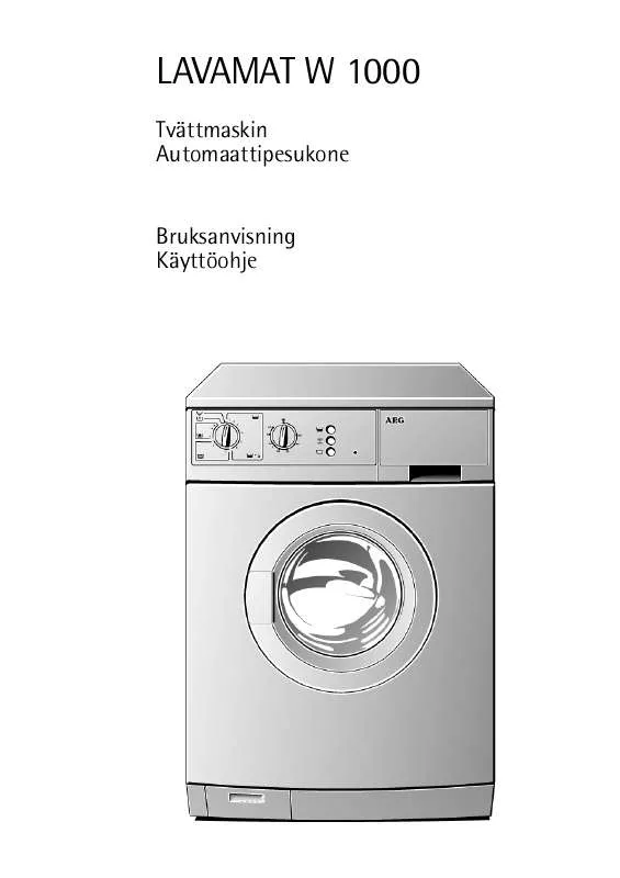 Mode d'emploi AEG-ELECTROLUX LAV W1200-W S