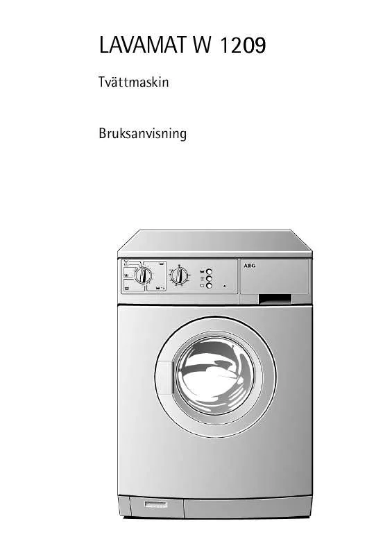 Mode d'emploi AEG-ELECTROLUX LAV W1209-W S