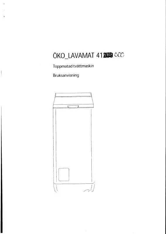 Mode d'emploi AEG-ELECTROLUX LAV41209