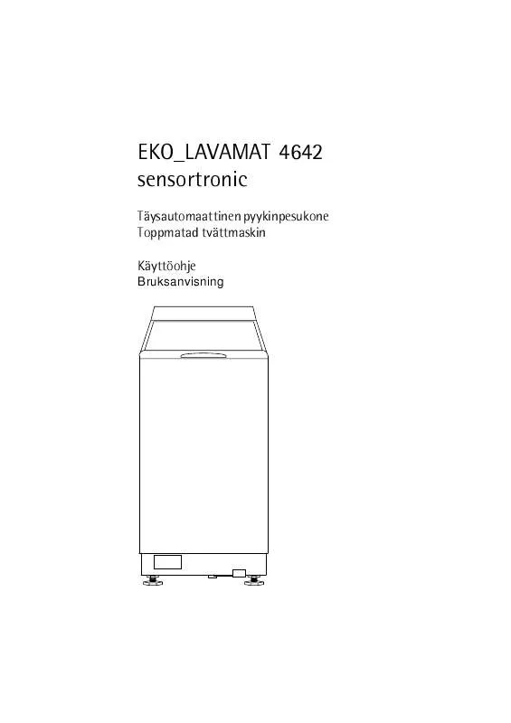 Mode d'emploi AEG-ELECTROLUX LAV4642